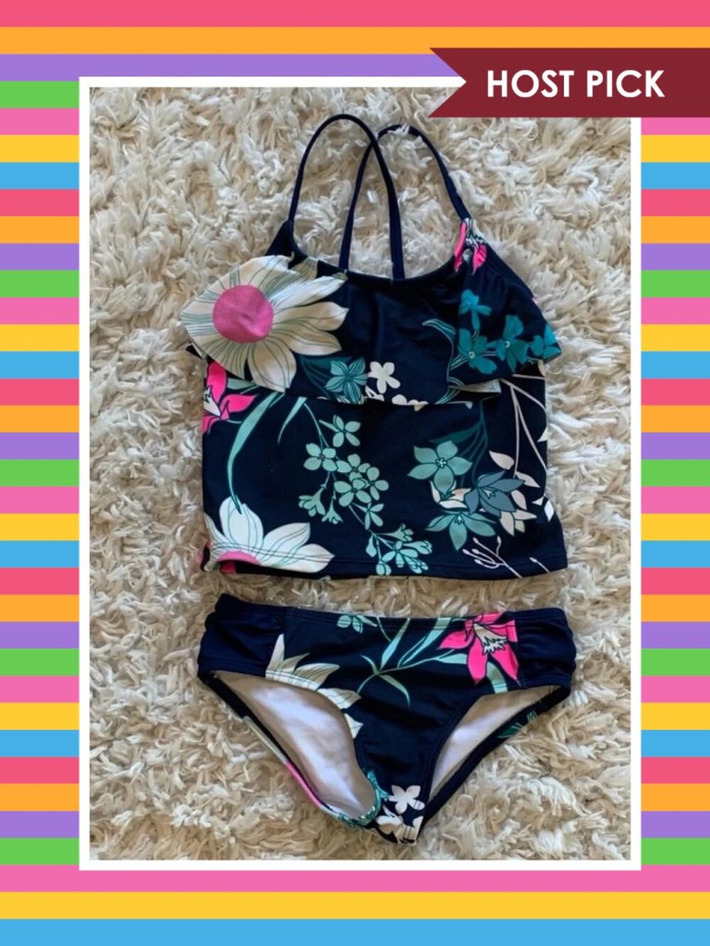 Kami Floral Swimsuit (6X)